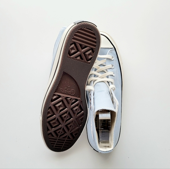 Converse Chuck 70 Hi Lt Armory Blue Egret Black Men's 7 Women's 9 - Picture 5 of 6